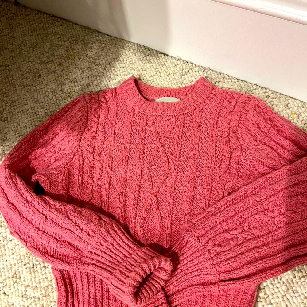 Pink sweater